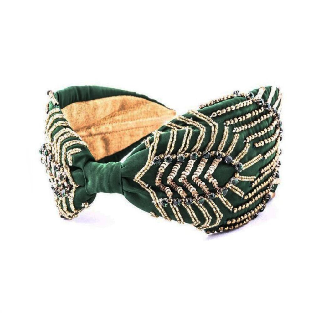 Namjosh Green and Gold Headband - Picture 5 of 5